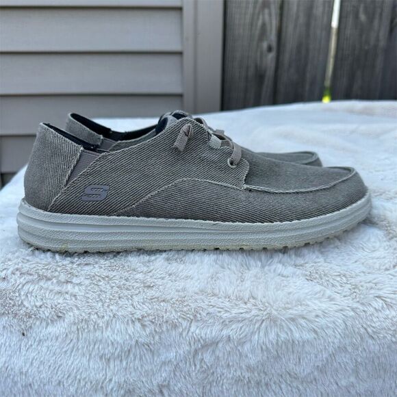 Skechers Men's Melson Volgo Brown Slip-On Casual Shoes Size 8.5 US - Picture 1 of 8